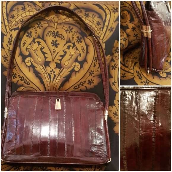 Vintage EEL SKIN bag